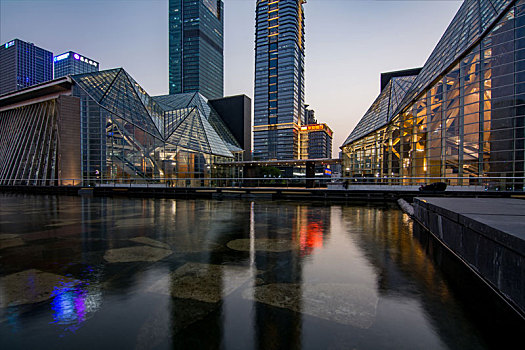 深圳市民中心夜景