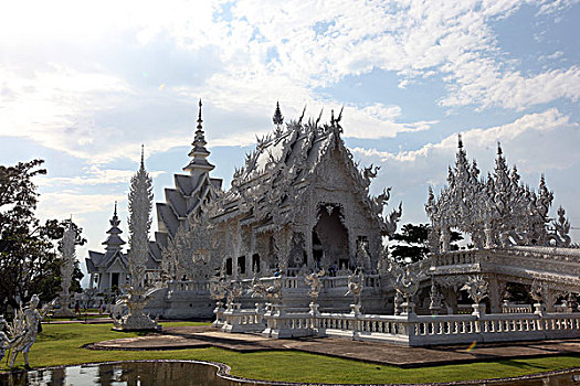 寺院,清莱,泰国,东南亚,亚洲