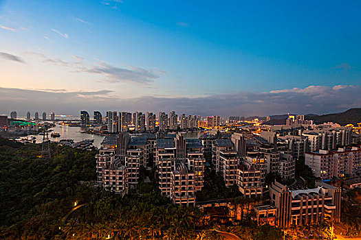 三亚城市夜景