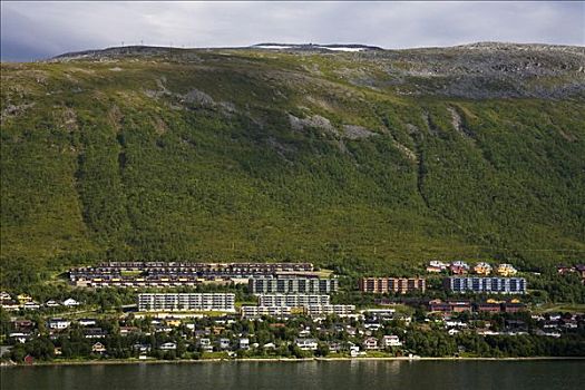 建筑,水岸,特罗姆瑟,挪威