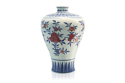 古代清朝瓷器花瓶
