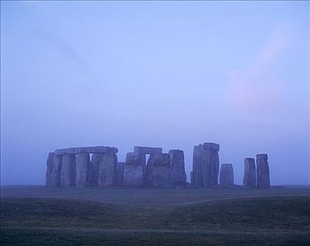 巨石阵,黎明,威尔特,英格兰