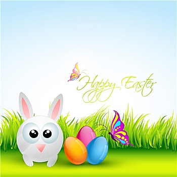 可爱,复活节,兔子