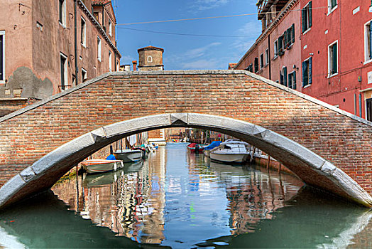 古桥,运河,威尼斯,威尼托,意大利,欧洲