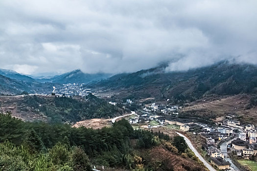 福建省,龙岩市,永定区,南溪,楼群,建筑,景观