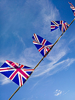 英国,英国国旗,旗帜,蓝天
