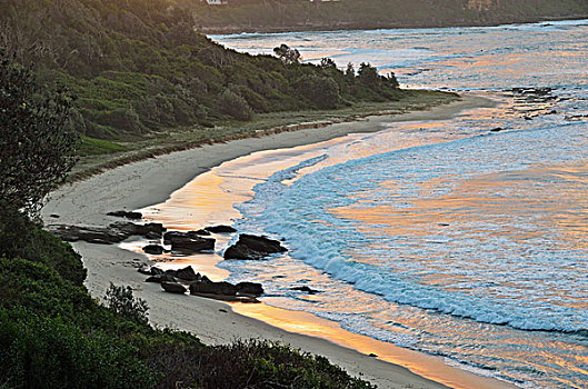 日落,头部,新南威尔士,澳大利亚