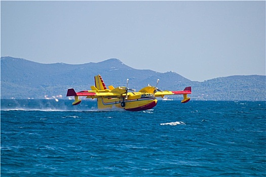 消防,飞机,水,海洋