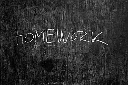 文字,家庭作业,书写,黑板