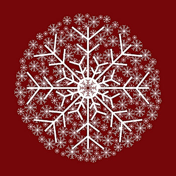 圣诞节,雪花,红色背景,无缝,背景