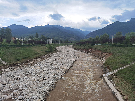 河水暴涨