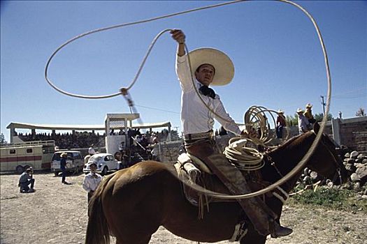 牛仔竞技表演,圣米格尔,墨西哥