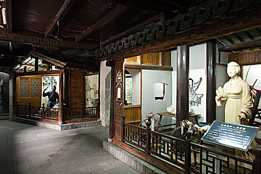 展示,古老,生活方式,上海,中国
