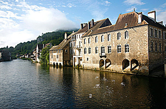 法国,山谷,酒店,16世纪,17世纪,世纪,河