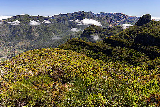 风景,山,公园,自然,马德拉岛,葡萄牙,欧洲