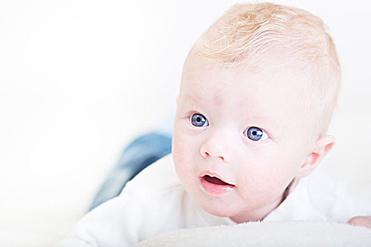 婴儿,蓝眼睛