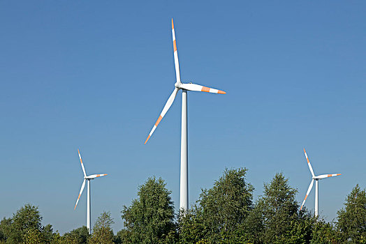 风电站,风轮机,下萨克森,德国,欧洲
