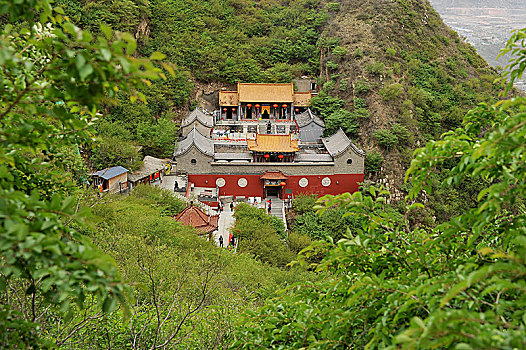 河北鸡鸣山财神庙建筑