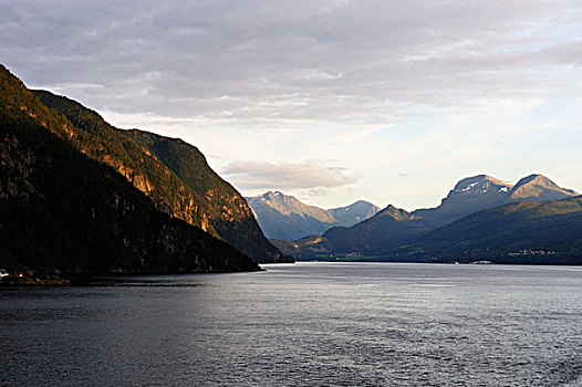 峡湾,风景,挪威,斯堪的纳维亚,北欧,欧洲