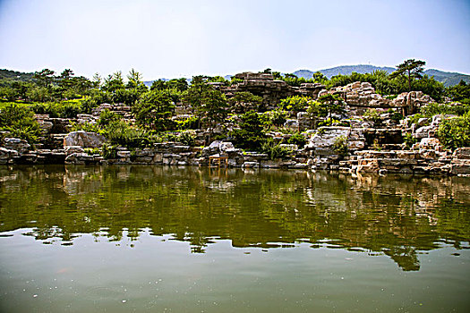 中国古典园林中的湖泊