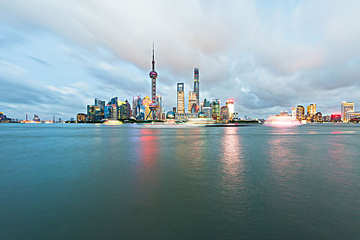 上海了陆家嘴夜景