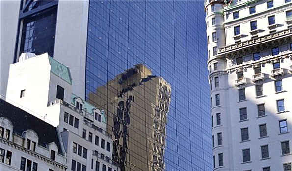 高层建筑,曼哈顿,纽约,美国