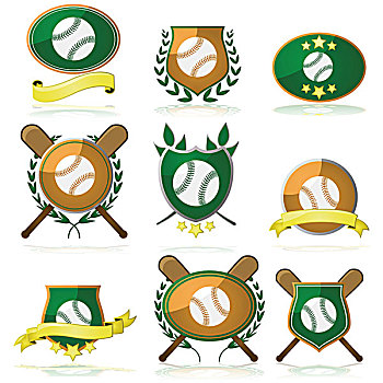 棒球,徽章