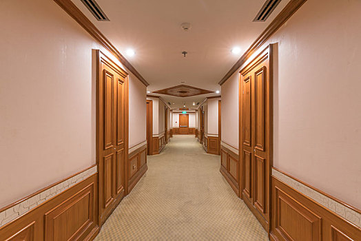 豪华酒店公寓走廊
