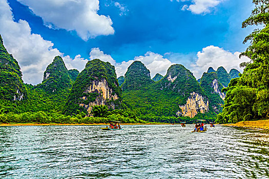 阳朔,兴坪,漓江,自然,风景