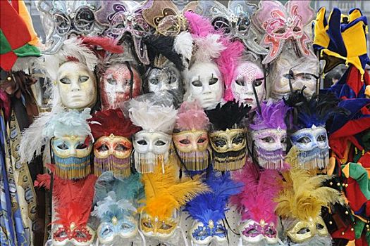 面具,出售,威尼斯,威尼托,意大利,欧洲