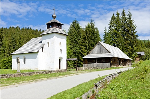 教堂,博物馆,乡村,斯洛伐克