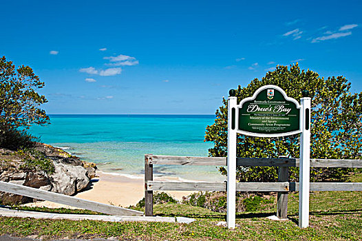 百慕大,湾,海滩