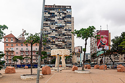 非洲,安哥拉,罗安达,纪念建筑