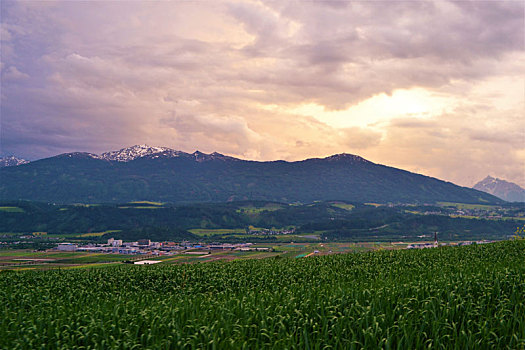 地点,山景,提洛尔