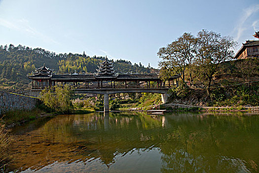 湖南通道县,坪垣乡横岭村