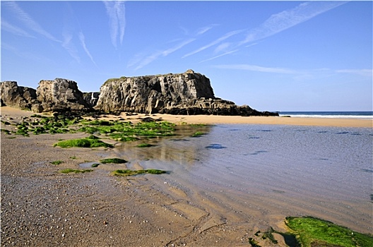 海滩,海岸,基伯龙