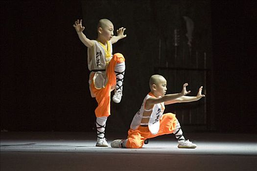 少林,僧侣,展示,2009年,柏林,德国