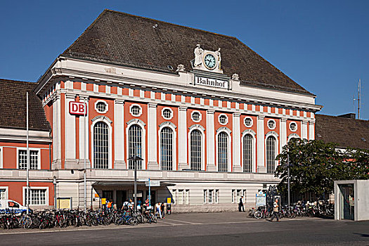 中心,火车站,哈姆,北莱茵威斯特伐利亚,德国,欧洲