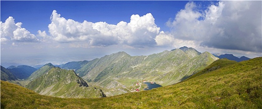 全景,山景