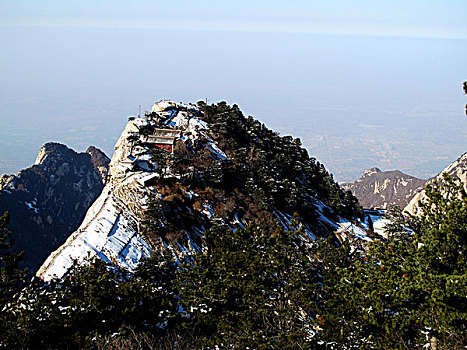 陕西-西岳华山西峰屈岭