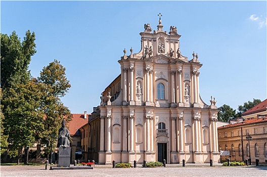 教堂,华沙,波兰