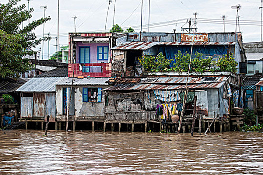 房子,湄公河,三角洲,越南,印度支那,东南亚,东方,亚洲