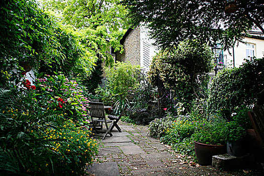 花园,结束,伦敦,英国