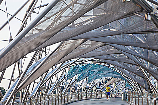 新加坡,螺旋,桥