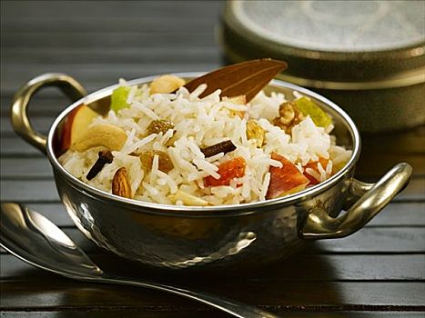 米饭,干果,印度