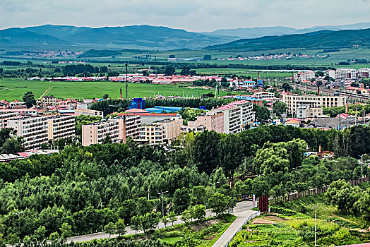 黑龙江省海林市都市建筑景观