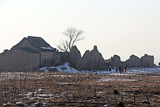 张家口,古堡,西大神堡,军事设施,古迹,遗址,防御,安全,山寨,屯兵,旅游,景点,荒凉,神秘,村庄,房子,建筑12