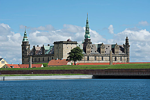 城堡,要塞,丹麦,欧洲