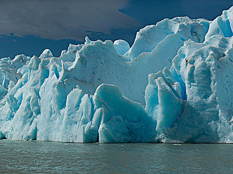 风景,冰山,湖,格里冰河,灰色,托雷德裴恩国家公园,巴塔哥尼亚,智利