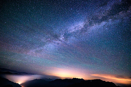 華尖山銀河星空
